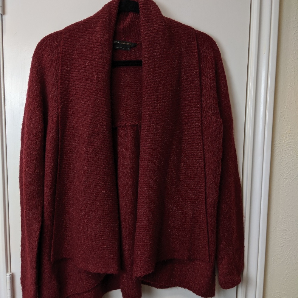 BCBG Cranberry Open Sweater / Sz XS